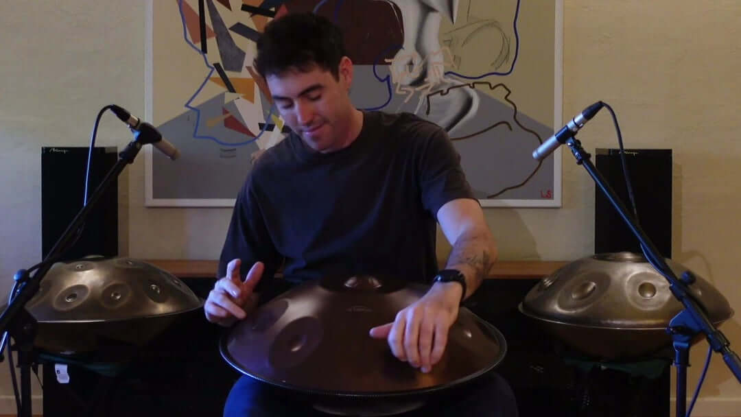 Professional handpan player-Sam Maher