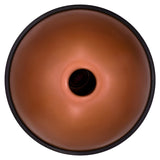 AS TEMAN Handpan 9 Notes D Minor Scale Maroon Hangdrum with gift set - AS TEMAN