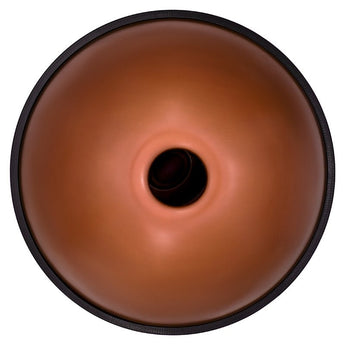 AS TEMAN Handpan 9 Notes D Minor Scale Maroon Hangdrum with gift set - AS TEMAN