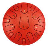 AS TEMAN Steel Tongue Drum | 12 Inch 15 Notes Tank Drum for Yoga & Meditation with gift set | Personalized Lettering - AS TEMAN