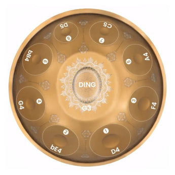 Buy Handpan Mandala Mini 09 - G Minor 9 Notes - AS TEMAN
