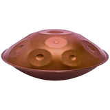 AS TEMAN Handpan 10 Notes D Minor Scale Maroon Hangdrum with gift set - AS TEMAN