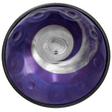 AS TEMAN Handpan Comet 10 Notes D Minor Scale Blue Purple hangdrum with gift set - AS TEMAN