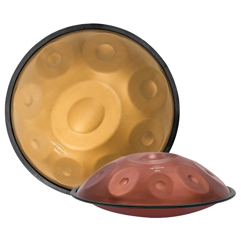 AS TEMAN Handpan Mini 18 Inches Pure 9 Notes G minor Hangdrum with gift set - AS TEMAN
