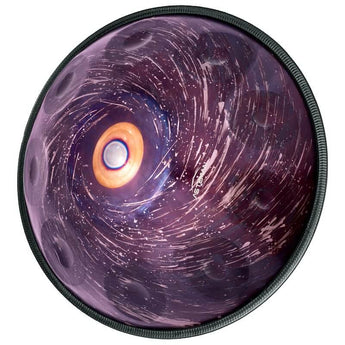 AS TEMAN Handpan Neutron Star 10 Notes D Minor Scale Purple hangdrum with gift set - AS TEMAN