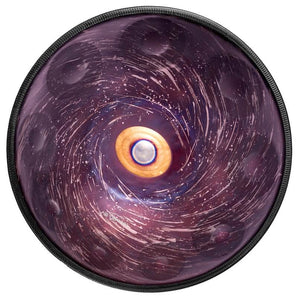 AS TEMAN Handpan Neutron Star 10 Notes D Minor Scale Purple hangdrum with gift set - AS TEMAN