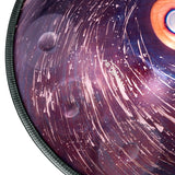 AS TEMAN Handpan Neutron Star 10 Notes D Minor Scale Purple hangdrum with gift set - AS TEMAN