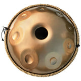 AS TEMAN Handpan Performer 17 Notes D Minor Scale Golden Hangdrum with gift set - AS TEMAN