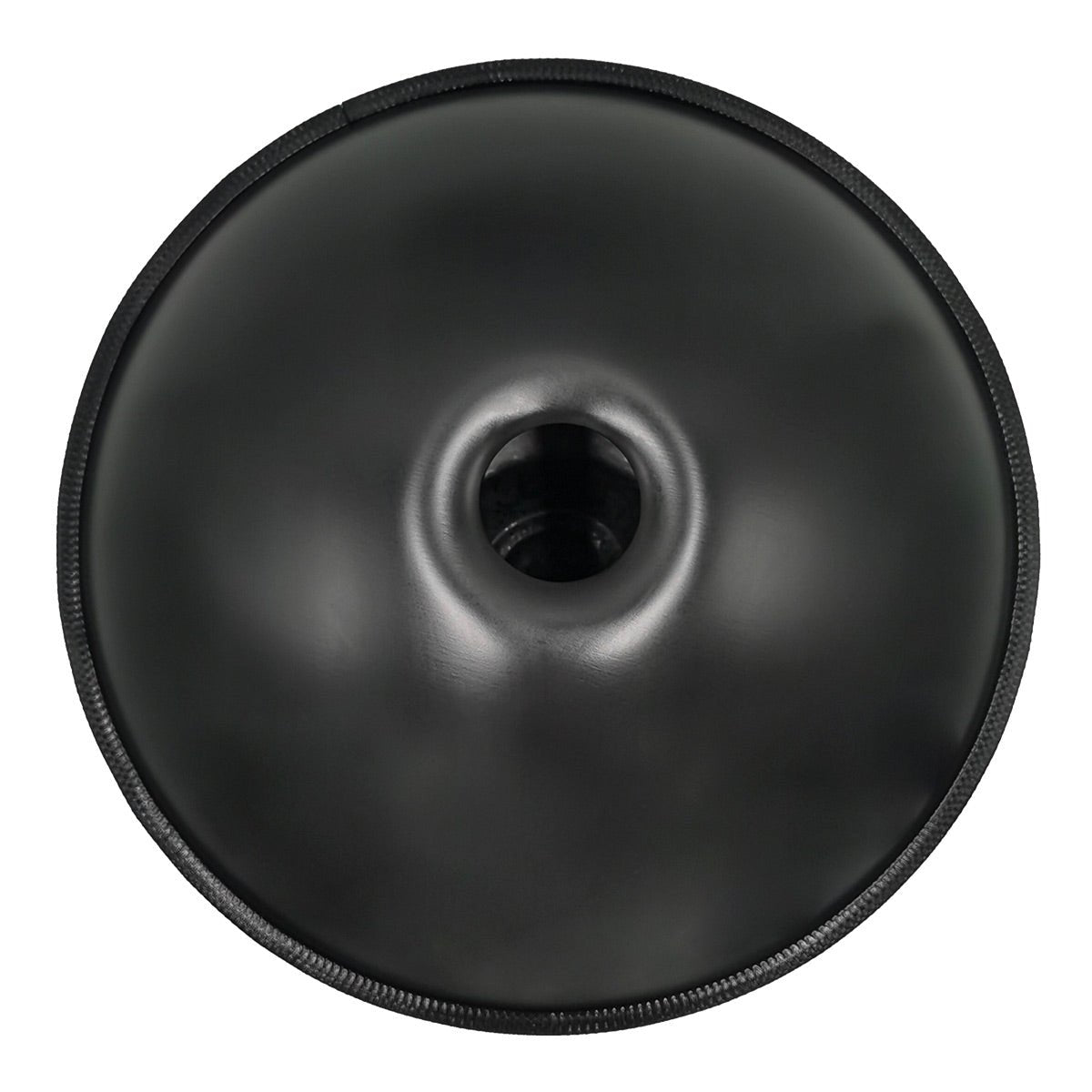 AS TEMAN Handpan Pure Black 10 Notes D Minor Scale Hangdrum with gift set - AS TEMAN
