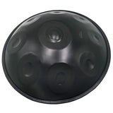 AS TEMAN Handpan Pure Black 9 Notes D Minor Scale Hangdrum with gift set - AS TEMAN