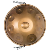 AS TEMAN Handpan Pure Gold 9 Notes | CUSTOM SCALE | Hangdrum with gift set - AS TEMAN