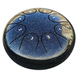 AS TEMAN Steel Tongue Drum | Starry Sky Series 6'' Tank Drum for Yoga & Meditation with gift set - AS TEMAN