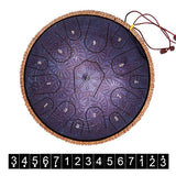 Buy Steel Tongue Drum Dracula - Ember Steel E Scale 15 Notes Hang Drum - AS TEMAN