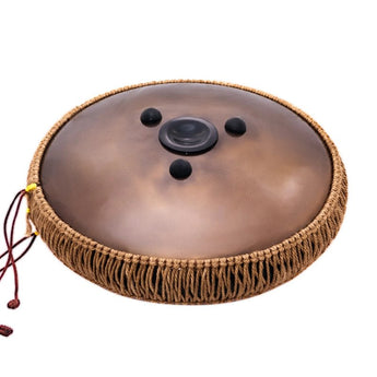 Buy Steel Tongue Drum Saffron - Ember Steel E Scale 12 - Inch Hang Drum - AS TEMAN