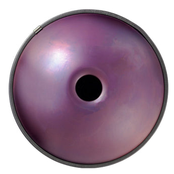 <font color="#B0171F">New </font> AS TEMAN Handpan Meteor 10 Notes D Minor Scale Blue Purple hangdrum with gift set - AS TEMAN