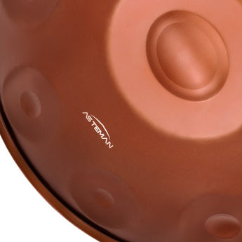 <font color="#B0171F">New </font> AS TEMAN Handpan Performer 17 Notes D Minor Scale Maroon Hangdrum with gift set - AS TEMAN