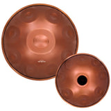 <font color="#B0171F">New </font> AS TEMAN Handpan Performer 17 Notes D Minor Scale Maroon Hangdrum with gift set - AS TEMAN