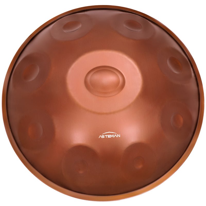 <font color="#B0171F">New </font> AS TEMAN Handpan Performer 17 Notes D Minor Scale Maroon Hangdrum with gift set - AS TEMAN