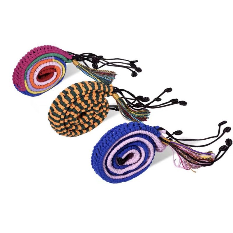 <font color="#B0171F">New </font> AS TEMAN | Handpan skin-friendly fiber braided rope | Colored handpan decorative protective rope - AS TEMAN