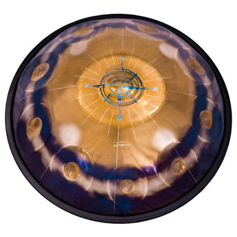 Handpan 10 Notes D Minor - Magellan's Compass | Limited Anniversary Edition - AS TEMAN