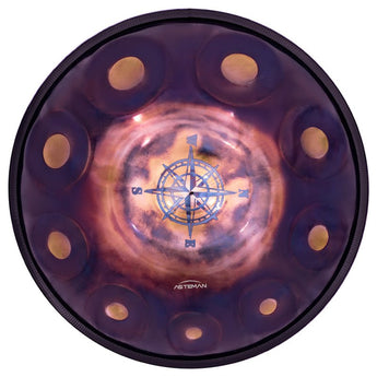 Handpan Columbus's Compass - D Minor 10 Notes | Limited Anniversary Edition - AS TEMAN