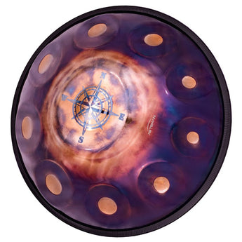 Handpan Columbus's Compass - D Minor 10 Notes | Limited Anniversary Edition - AS TEMAN