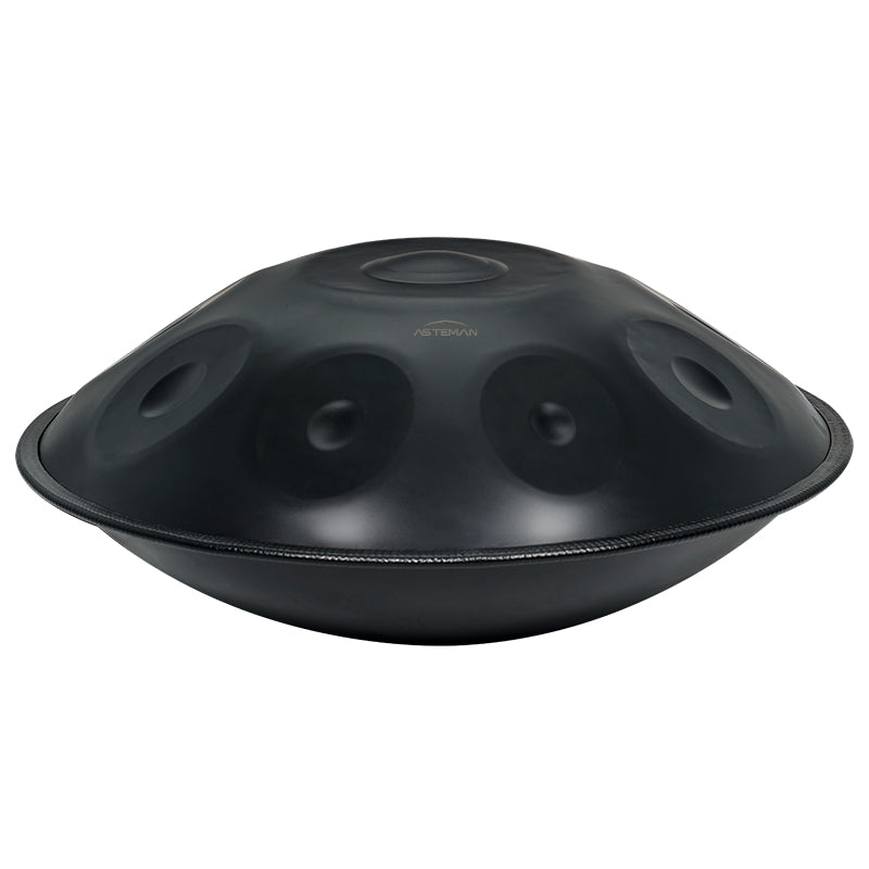 AS TEMAN Handpan Pure Black 9 Notes D Minor Scale Hangdrum with gift set